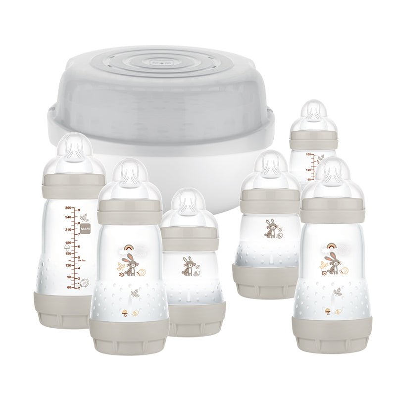 MAM Easy Start 6 x Bottle & Microwave Steriliser Set - Baby&More
