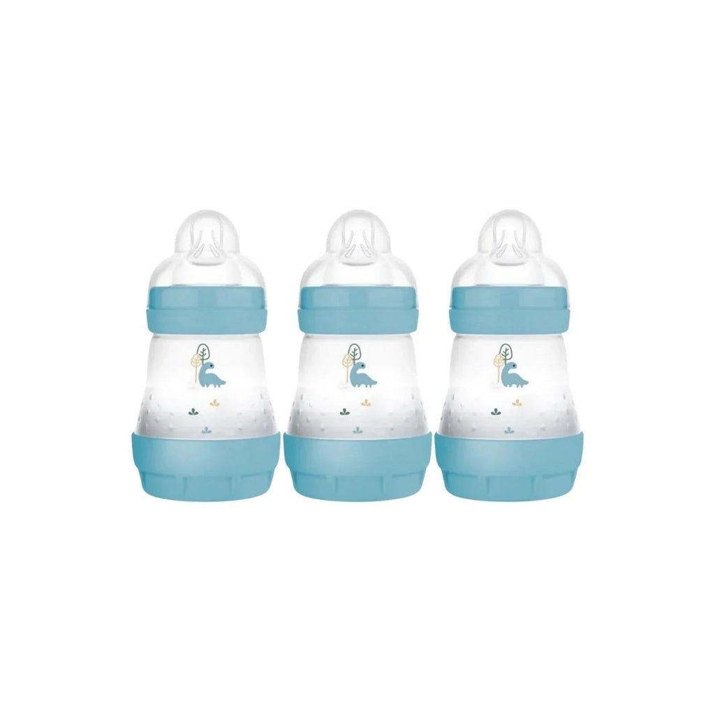MAM Easy Start Anti - Colic Bottle - 160ml - Pack of 3 - Blue - Baby&More