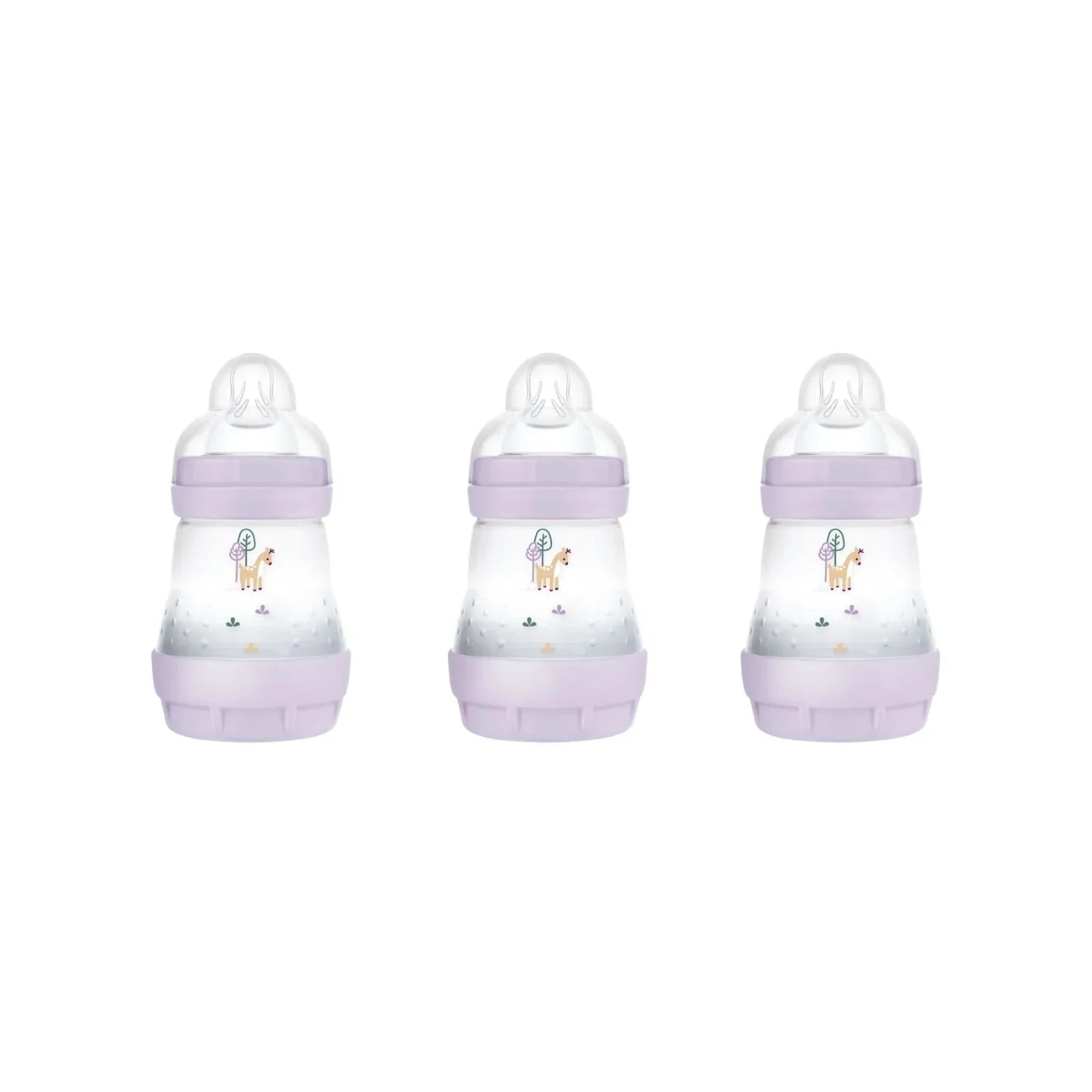 MAM Easy Start Anti - Colic Bottle - 160ml - Pack of 3 - Lilac - Baby&More