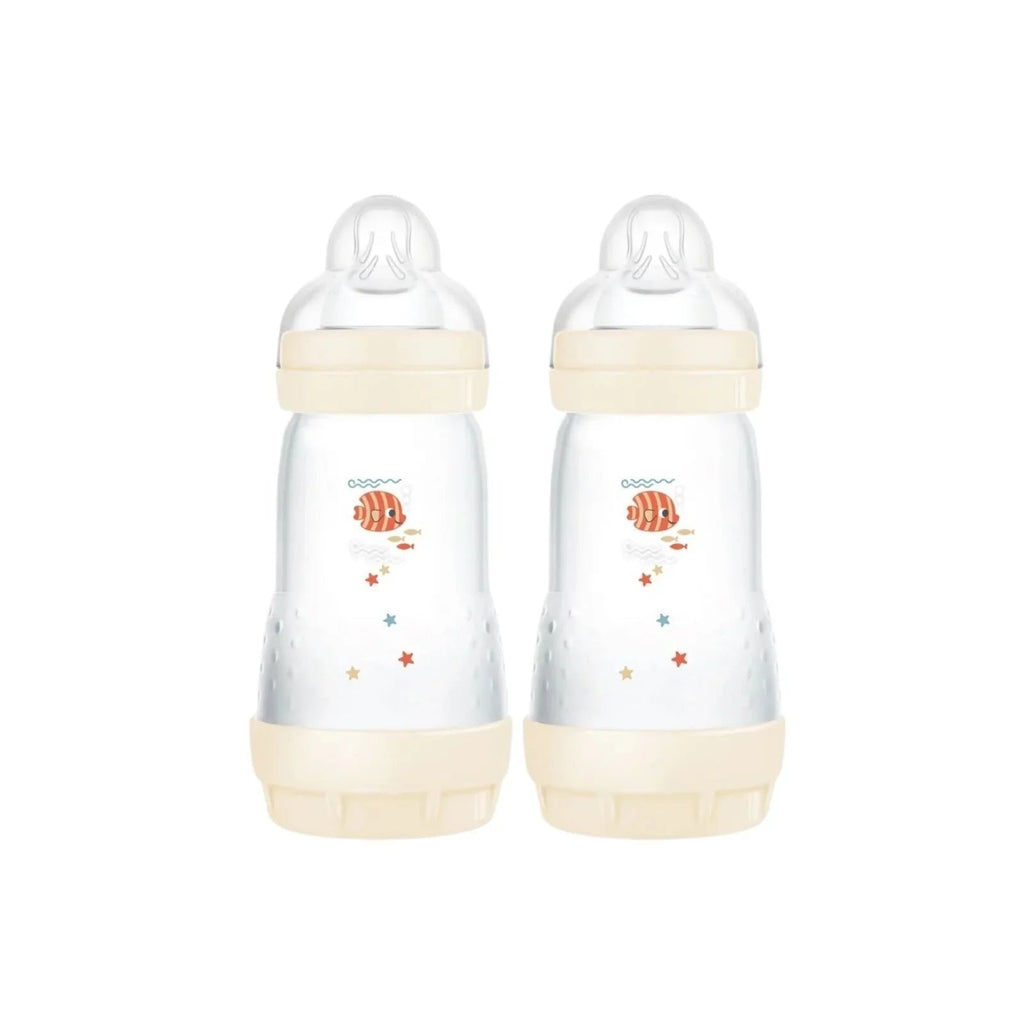 MAM Easy Start Anti - Colic Bottle - 260ml - Pack of 2 - Nature - Baby&More