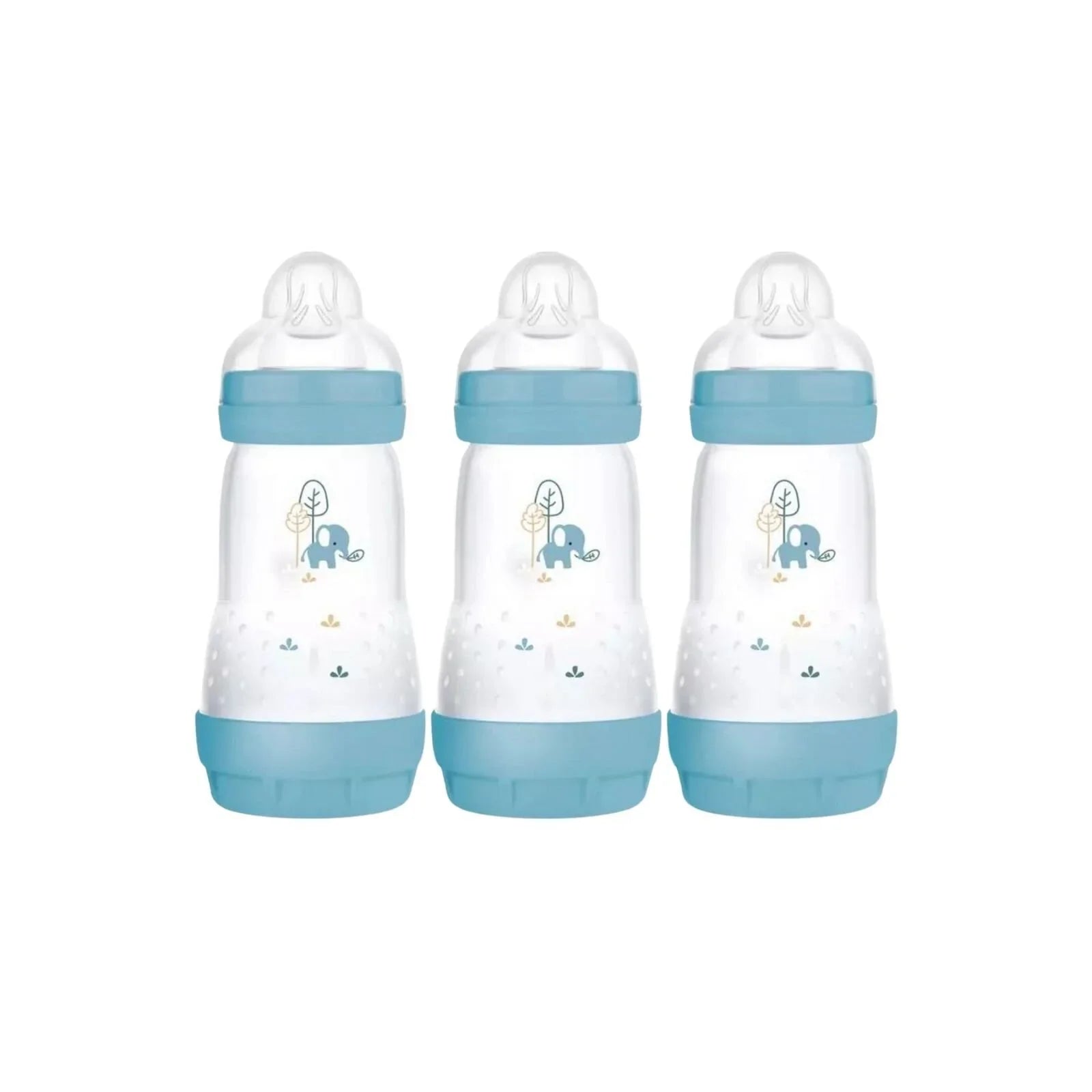 MAM Easy Start Anti - Colic Bottle - 260ml - Pack of 3 - Blue - Baby&More