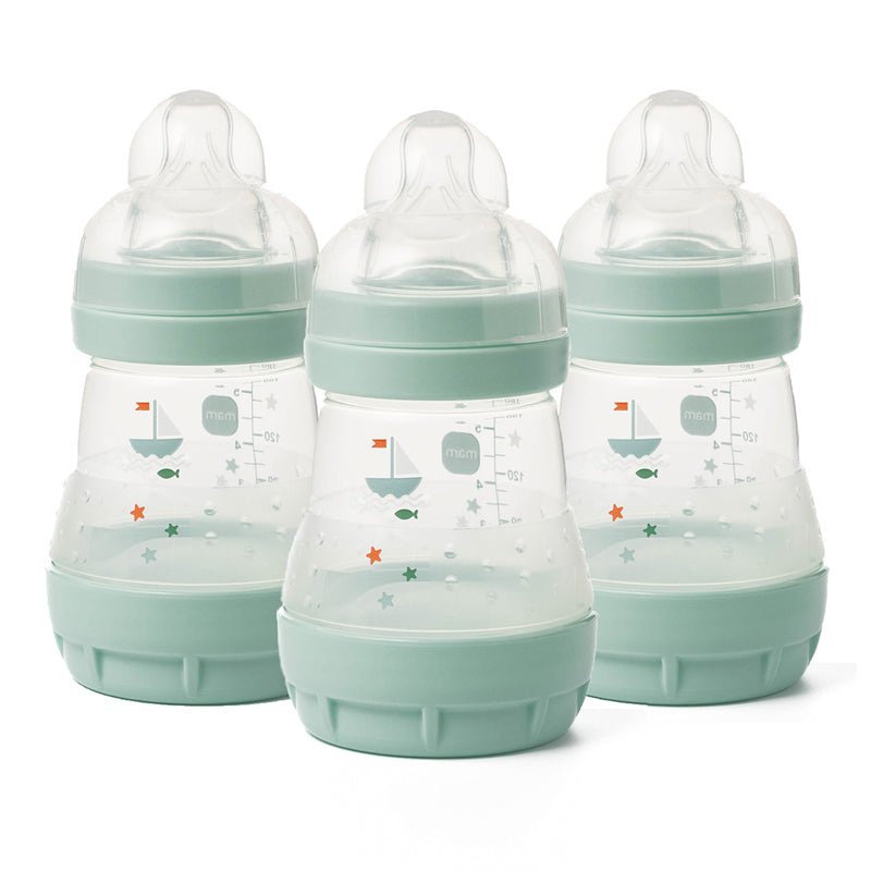 MAM Easy Start Anti-Colic Bottle - Blue - 160ml - 3 Pack - Baby&More