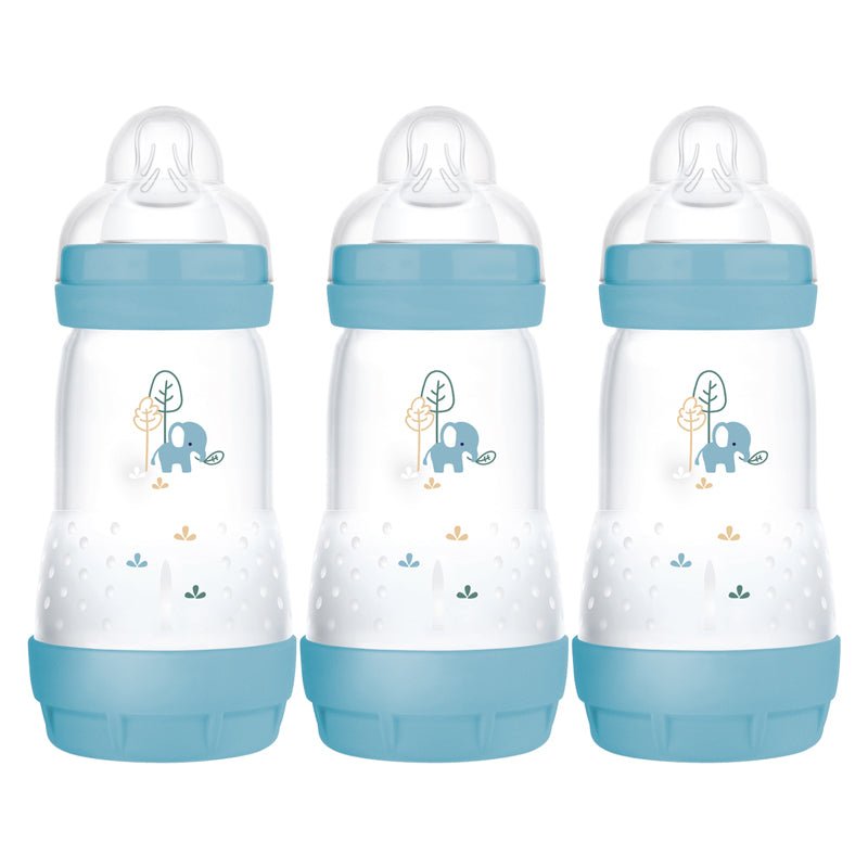 MAM Easy Start Anti-Colic Bottle - Blue - 260ml - 3 Pack - Baby&More