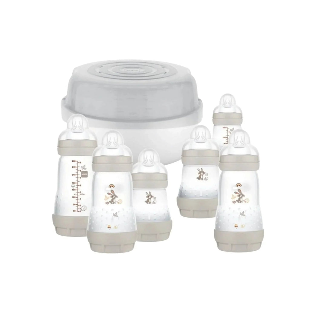 MAM Easy Start Bottle & Microwave Steriliser Set - Baby&More