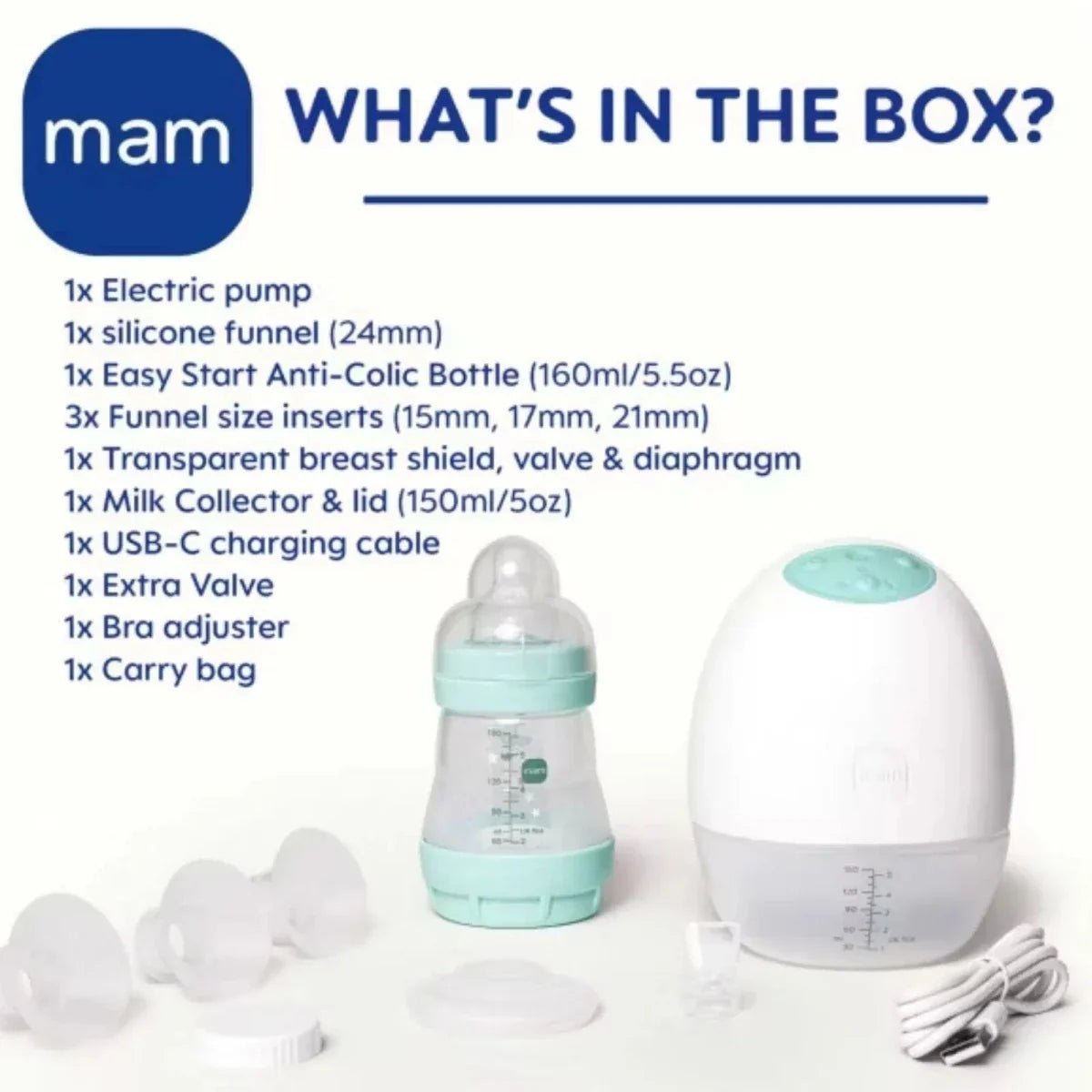 MAM Move Wearable Single Breast Pump - Baby&More