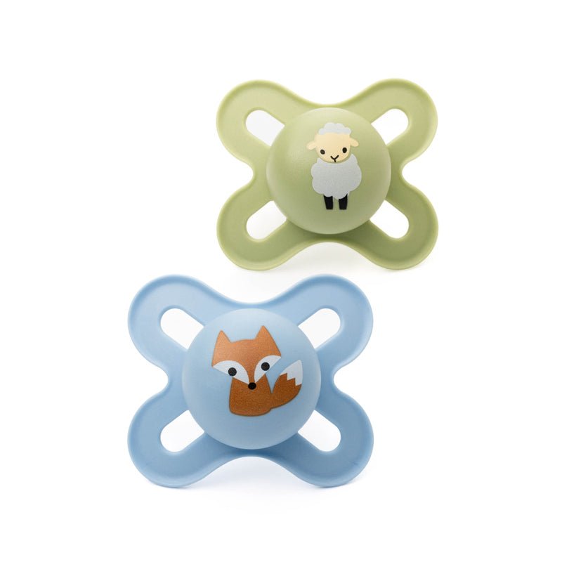 MAM Start Soother Blue Design - 0-2m - 2 Pack - Baby&More