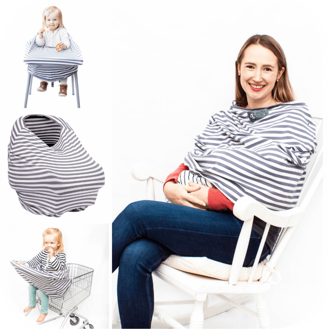Mama Bamboo Cotton Breastfeeding Cover - Baby&More