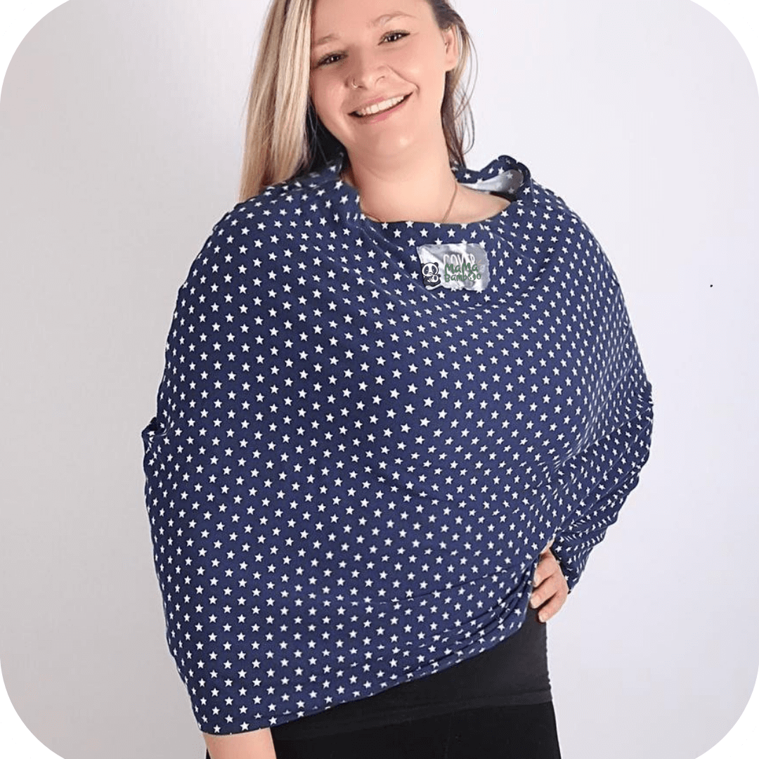 Mama Bamboo Cotton Breastfeeding Cover - Baby&More