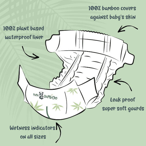 Mama Bamboo Sustainable Nappies - Baby&More