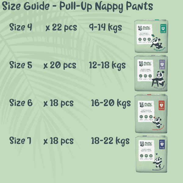 Mama Bamboo Sustainable Pull - Up Nappy Pants - Baby&More