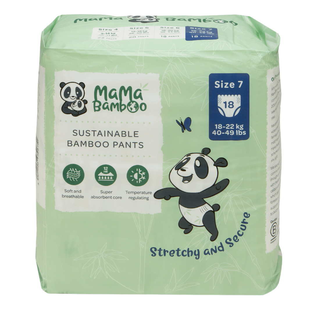 Mama Bamboo Sustainable Pull - Up Nappy Pants - Baby&More
