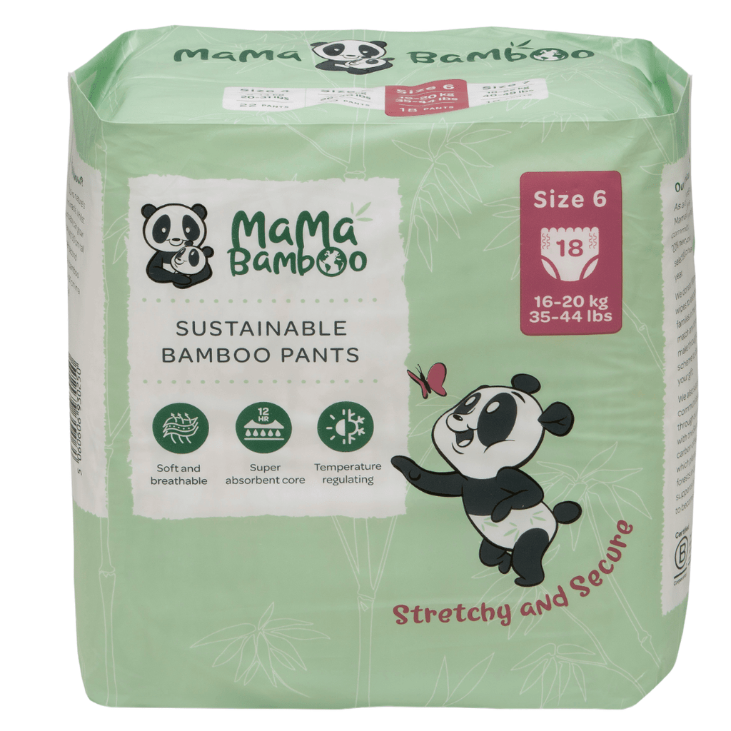 Mama Bamboo Sustainable Pull - Up Nappy Pants - Baby&More