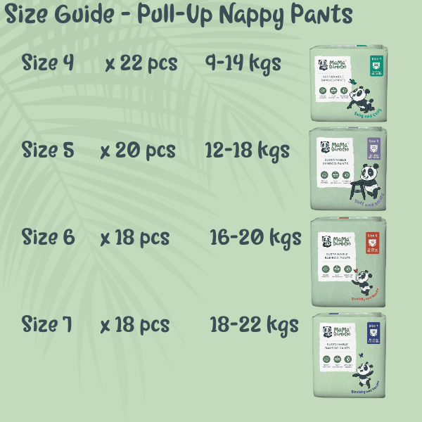 Mama Bamboo Sustainable Pull-Up Nappy Pants - Baby&More