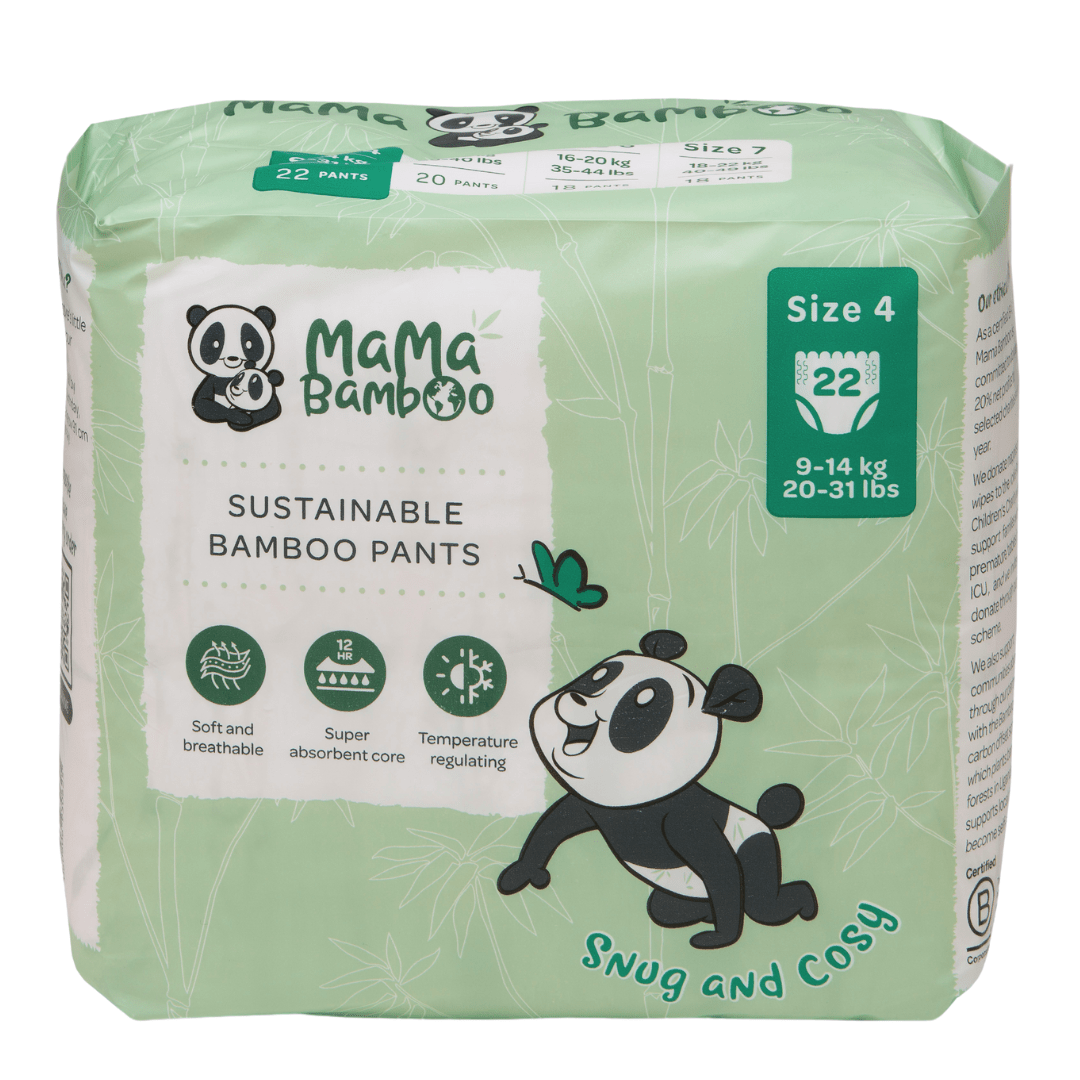 Mama Bamboo Sustainable Pull - Up Nappy Pants - Baby&More