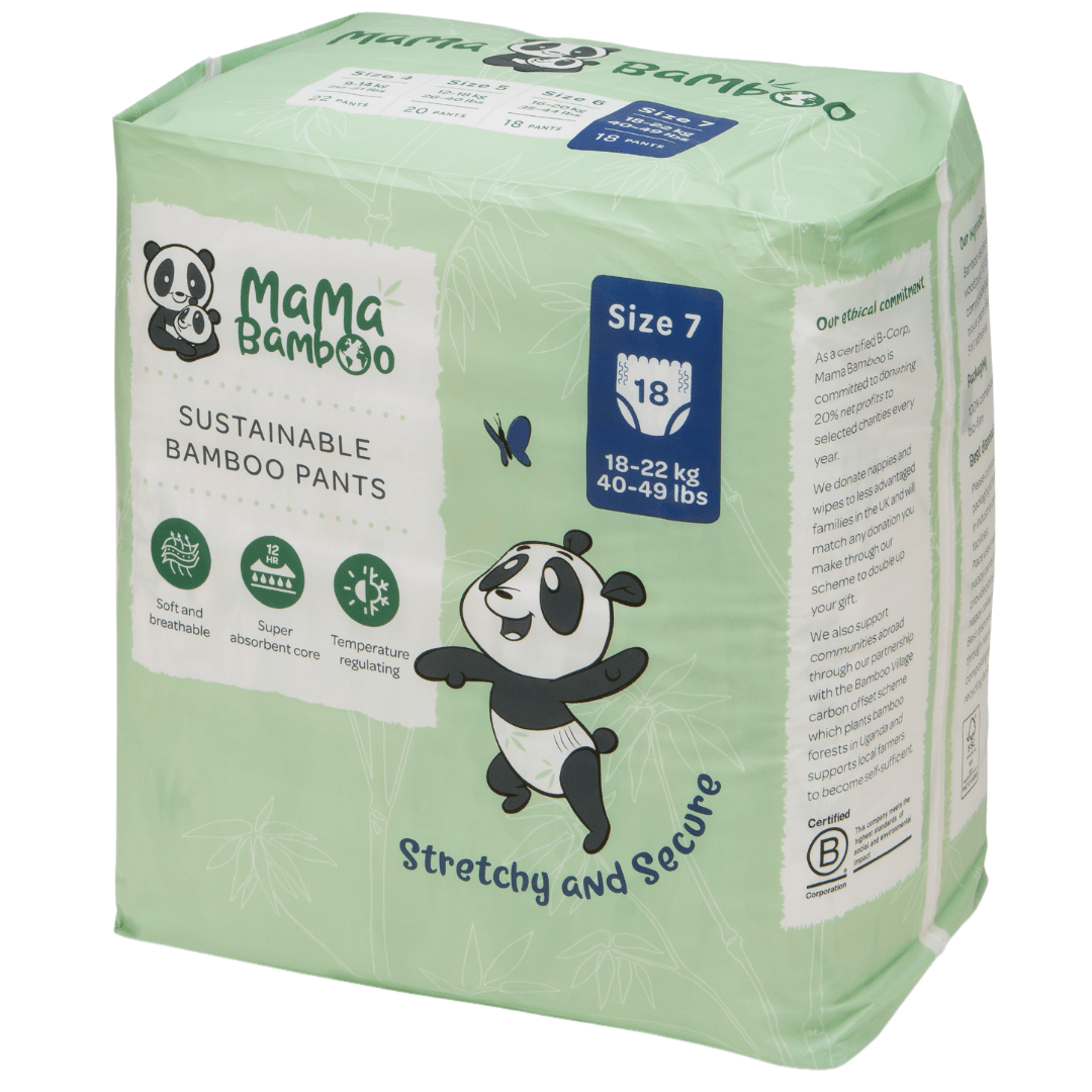 Mama Bamboo Sustainable Pull - Up Nappy Pants - Baby&More