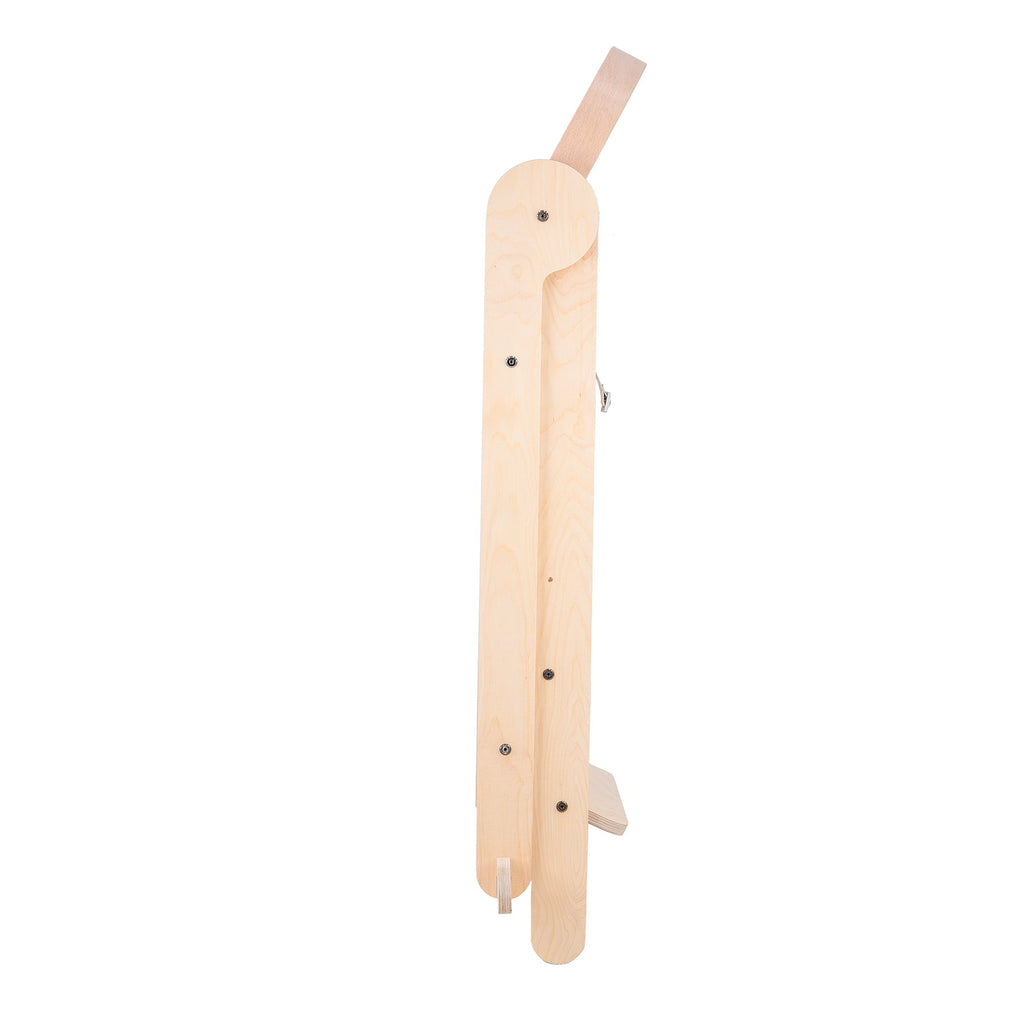 MamaToyz Folding Learning Tower - Natural Beech Wood Montessori Child Safety Platform - Baby&More