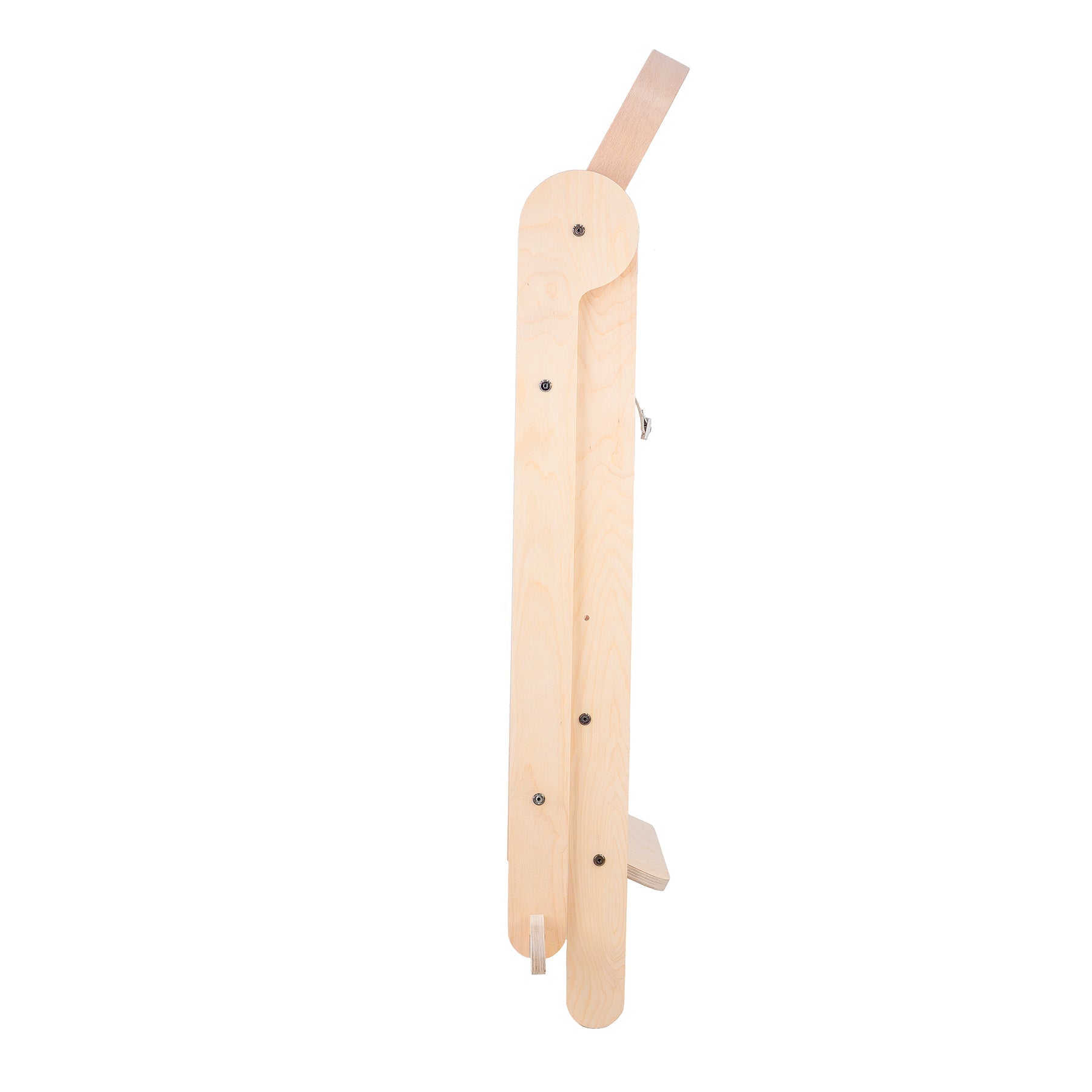 MamaToyz Folding Learning Tower - Natural Beech Wood Montessori Child Safety Platform - Baby&More