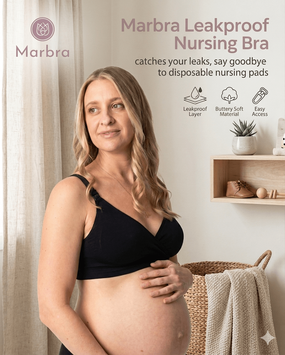 Marbra Leakproof Seamless Nursing Bra - Baby&More