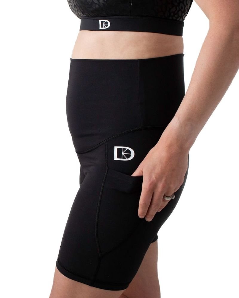 Maternity & Postnatal Active Support Cycling Shorts - Black - Baby&More