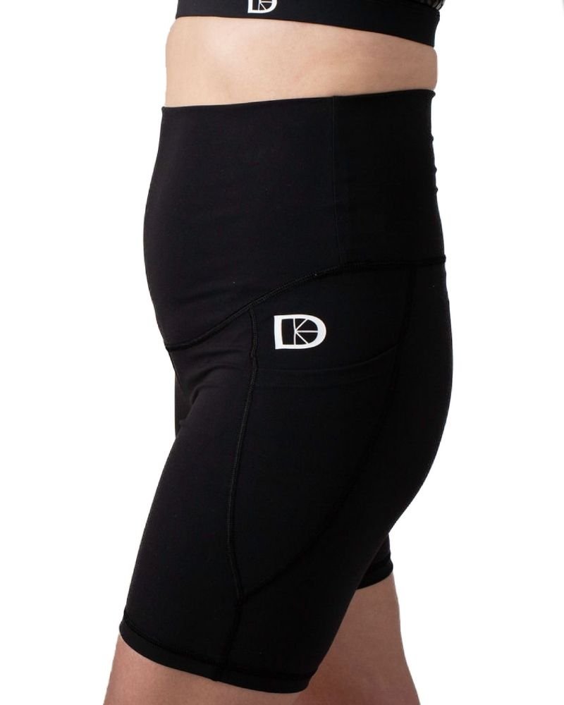 Maternity & Postnatal Active Support Cycling Shorts - Black - Baby&More