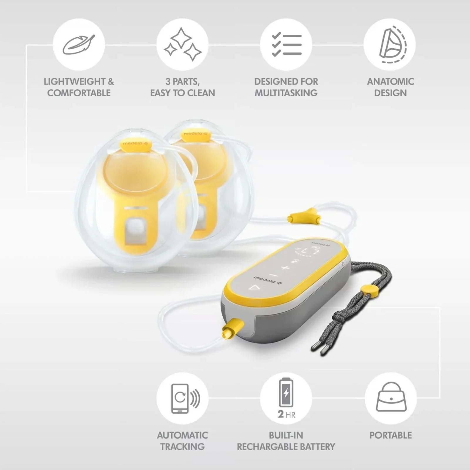 Medela Freestyle Hands-Free Double Electric Breast Pump - Baby&More