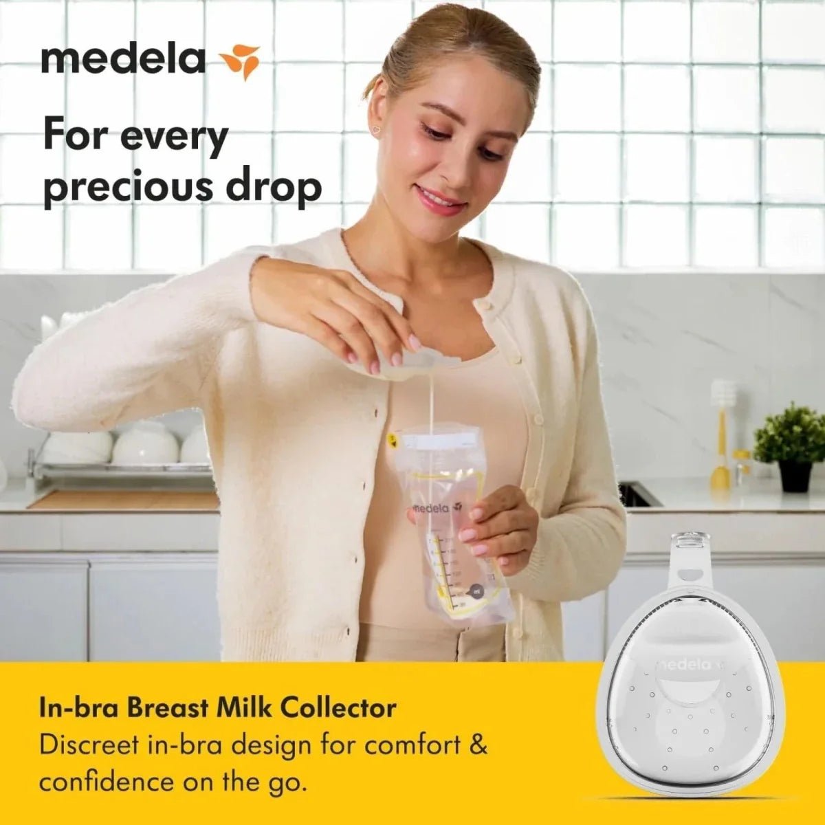 Medela InBra Breastmilk Collector - Pack of 2 - Baby&More