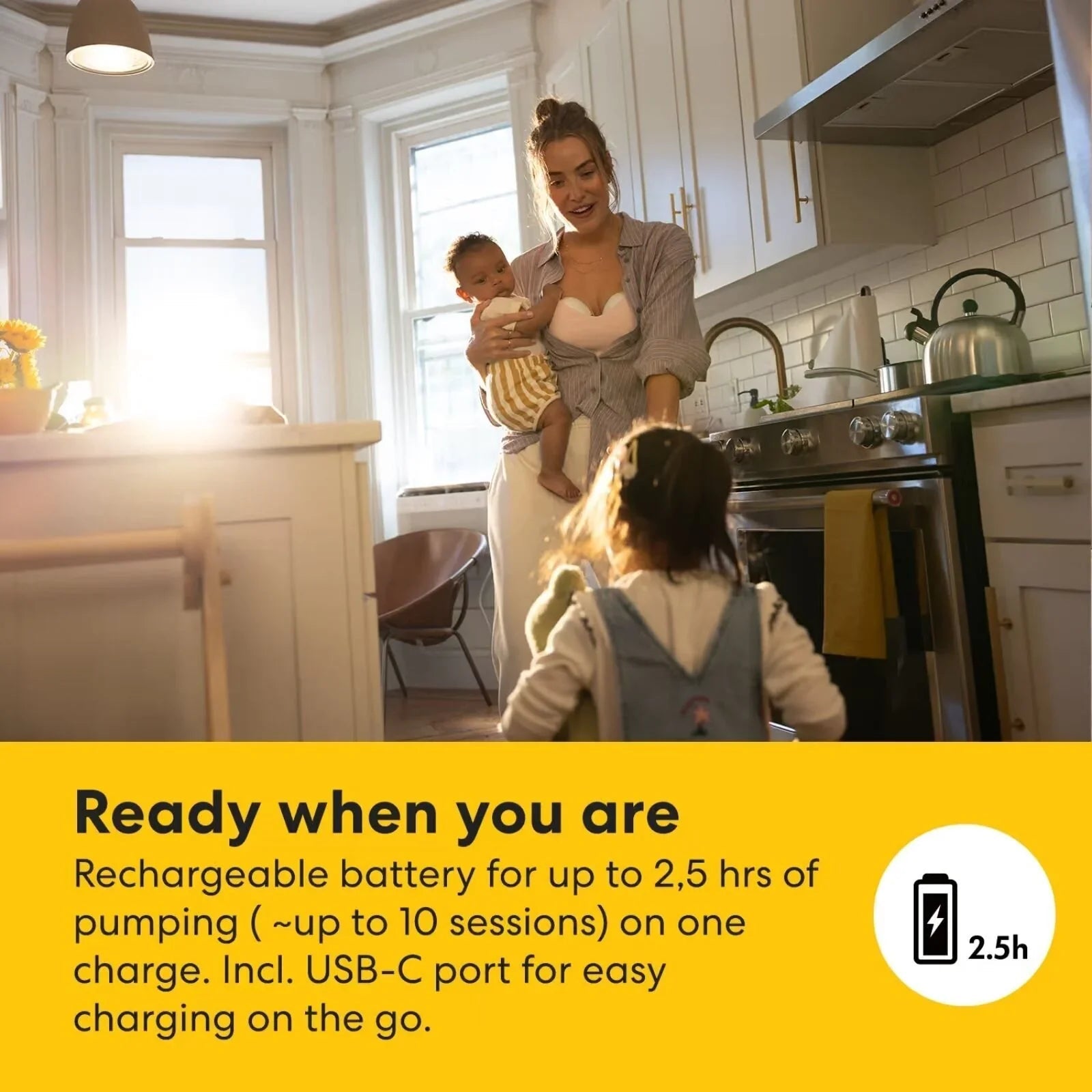 Medela Motion InBra Double Electric Wearable Breast Pump - Baby&More