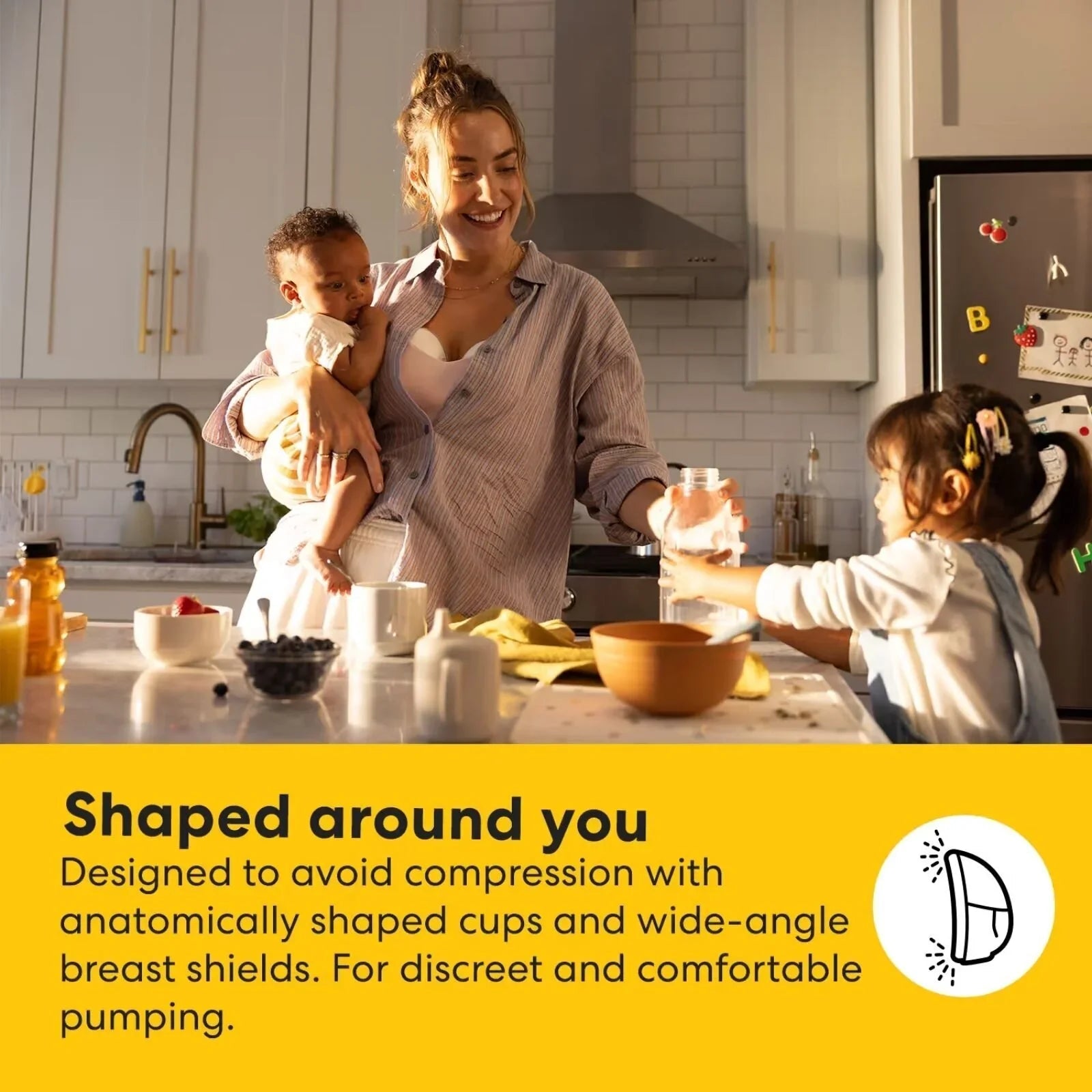 Medela Motion InBra Double Electric Wearable Breast Pump - Baby&More