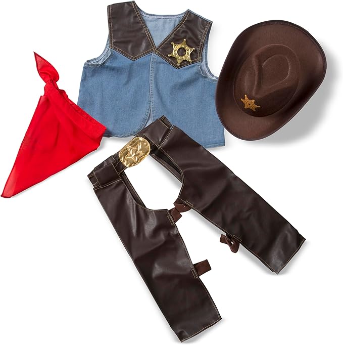 Melissa & Doug Cowboy Role Play Costume Set - Baby&More