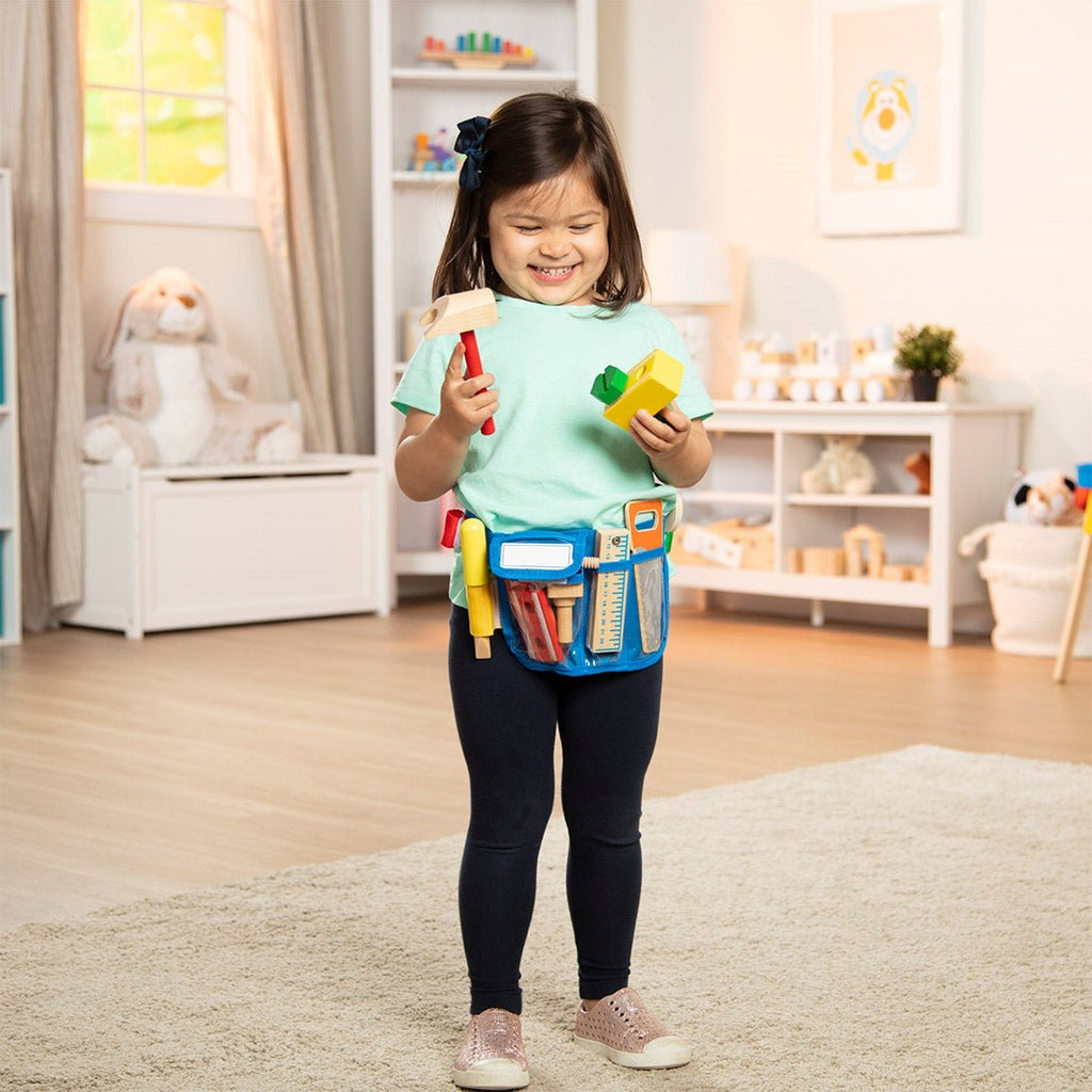 Melissa & Doug Deluxe Wooden Tool Belt Playset - Baby&More