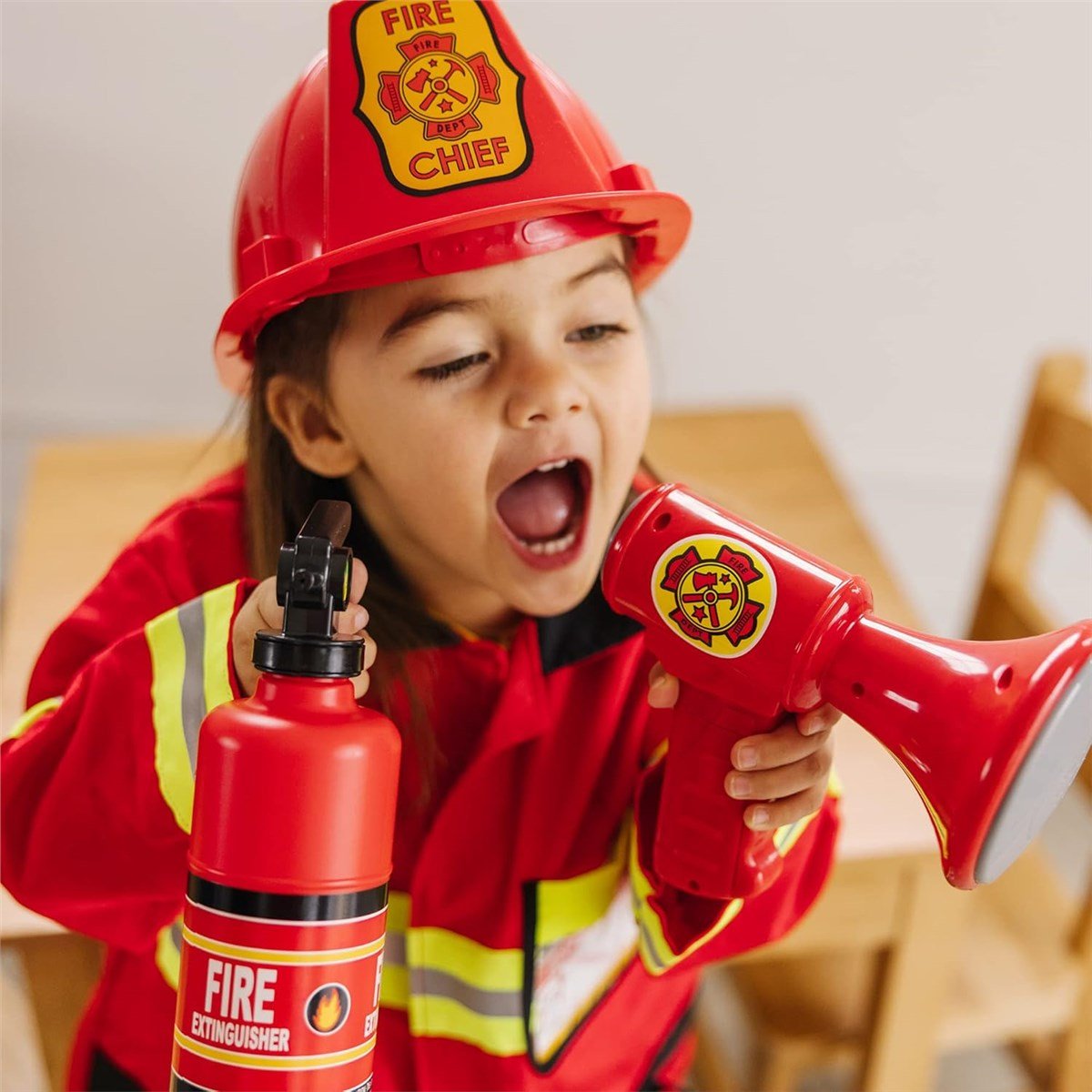 Melissa & Doug Fire Chief Dressing Up Outfit - Baby&More