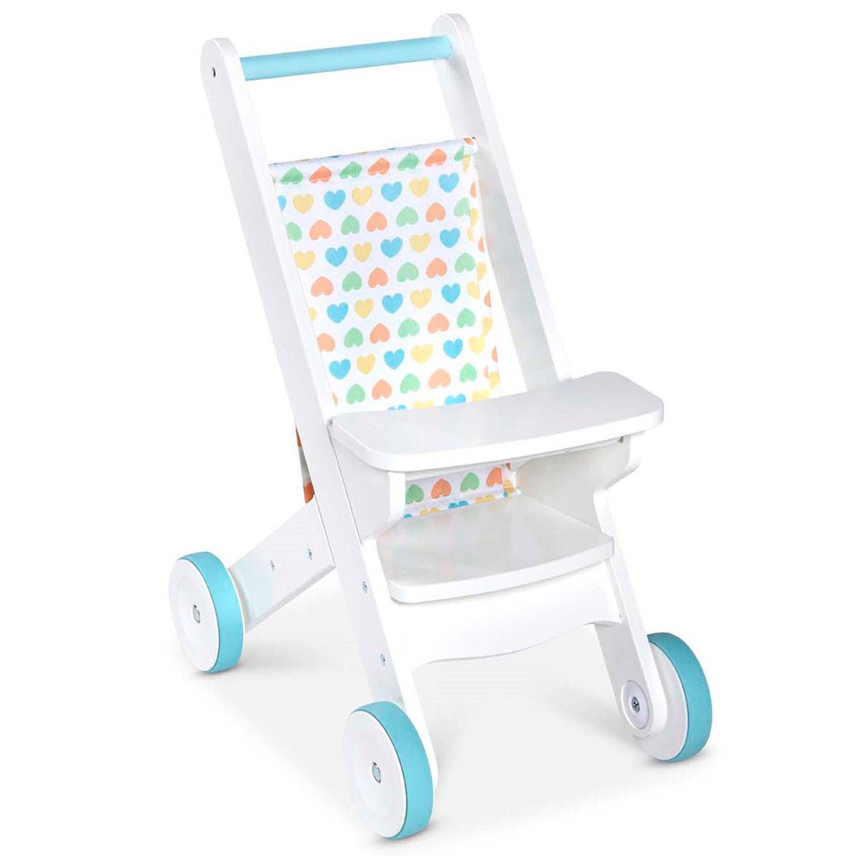 Melissa & Doug Mine To Love - Wooden Play Dolls Stroller - Baby&More
