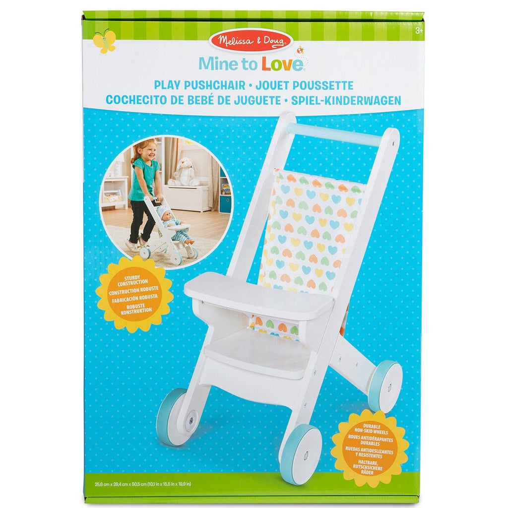 Melissa & Doug Mine To Love - Wooden Play Dolls Stroller - Baby&More