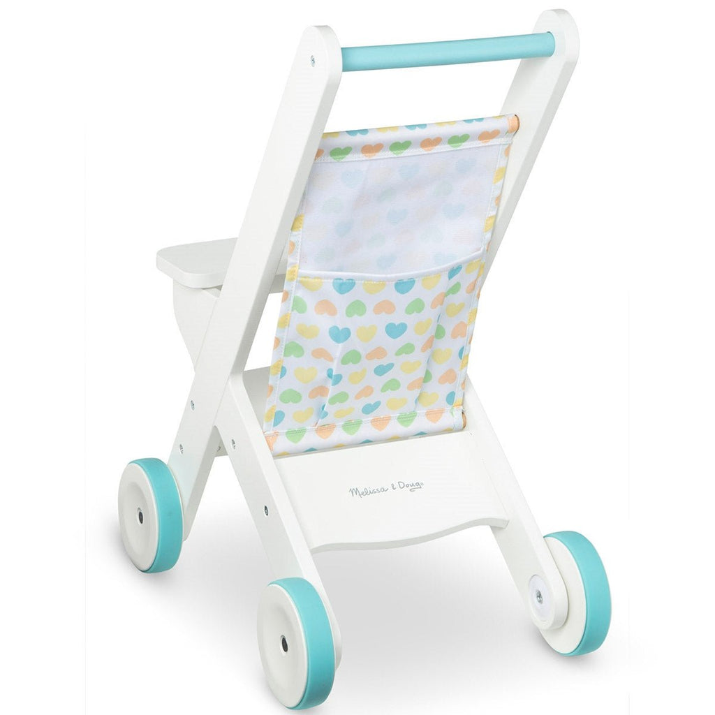 Melissa & Doug Mine To Love - Wooden Play Dolls Stroller - Baby&More