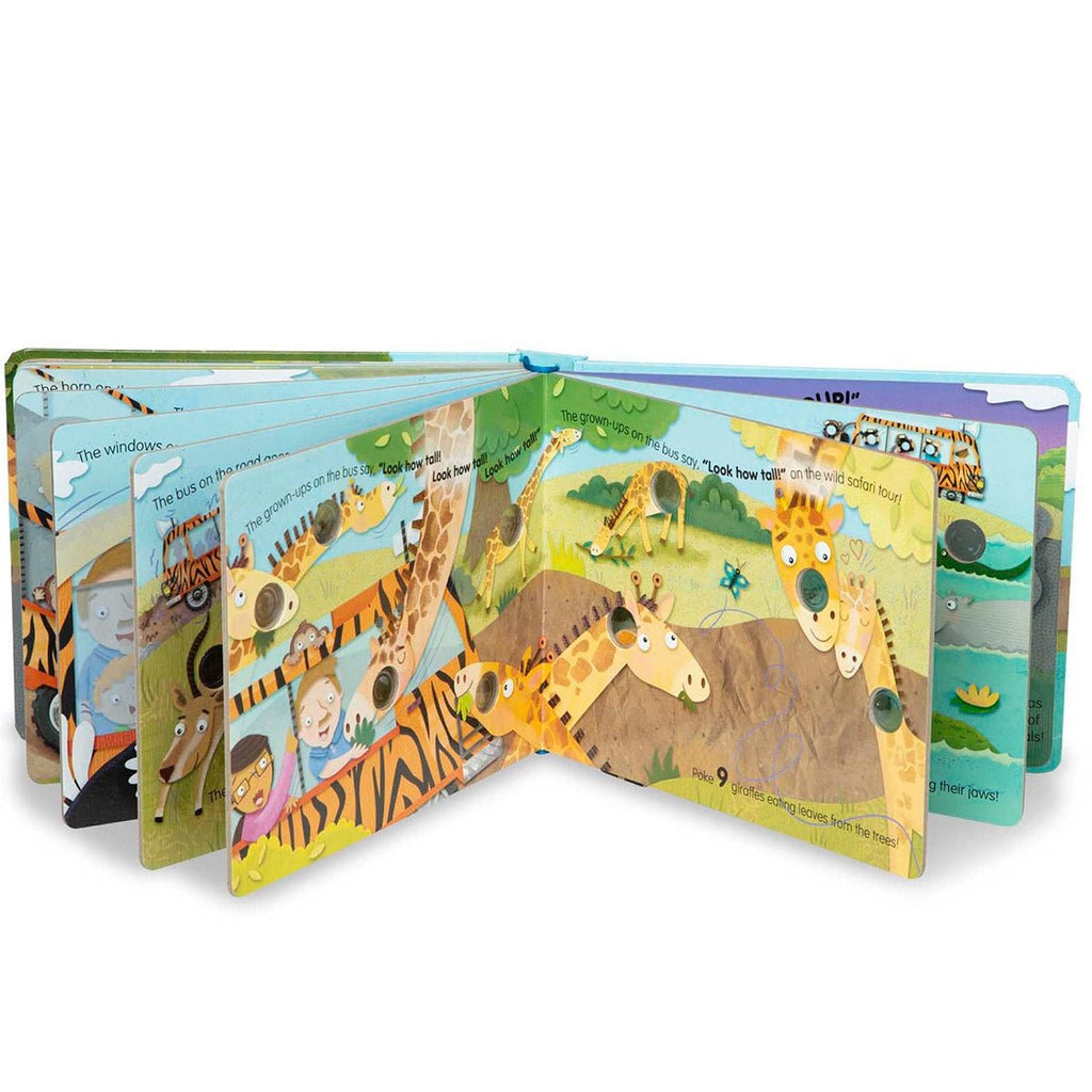 Melissa & Doug Poke - A - Dot Interactive Book, The Wheels on the Bus Wild Safari - Baby&More