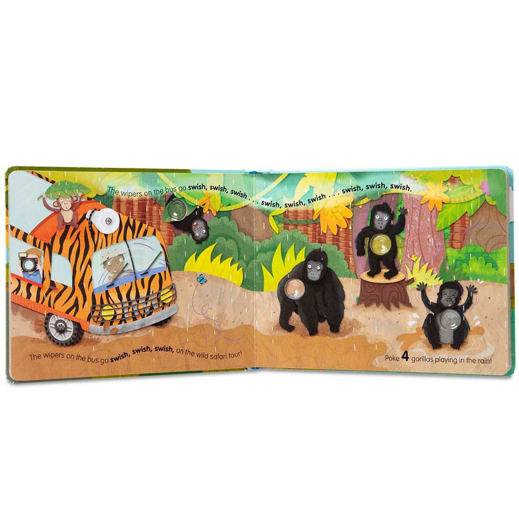 Melissa & Doug Poke - A - Dot Interactive Book, The Wheels on the Bus Wild Safari - Baby&More