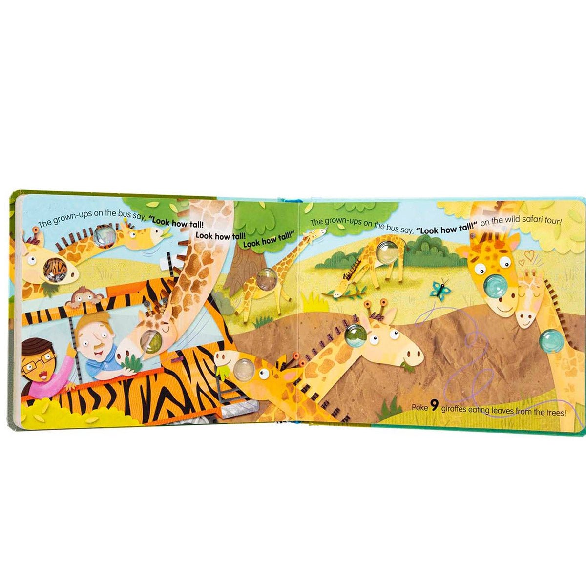 Melissa & Doug Poke - A - Dot Interactive Book, The Wheels on the Bus Wild Safari - Baby&More