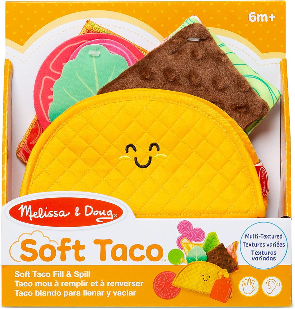 Melissa & Doug Touch & Feel Taco Soft Toy - Baby&More