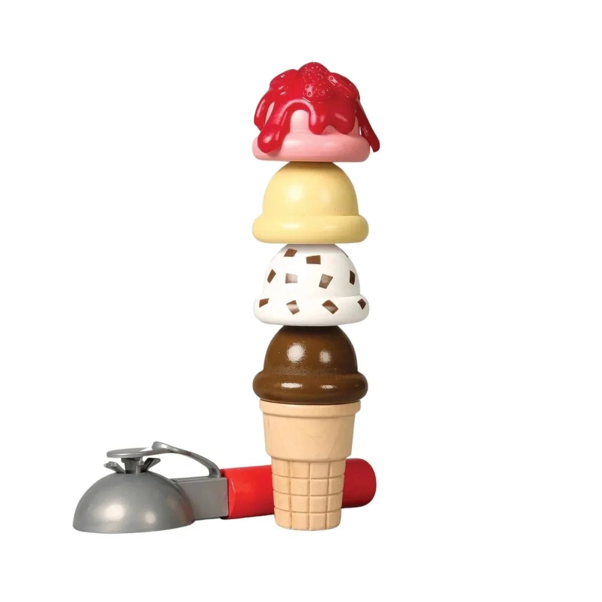 Melissa & Doug Wooden Ice Cream Counter Play Set - Baby&More