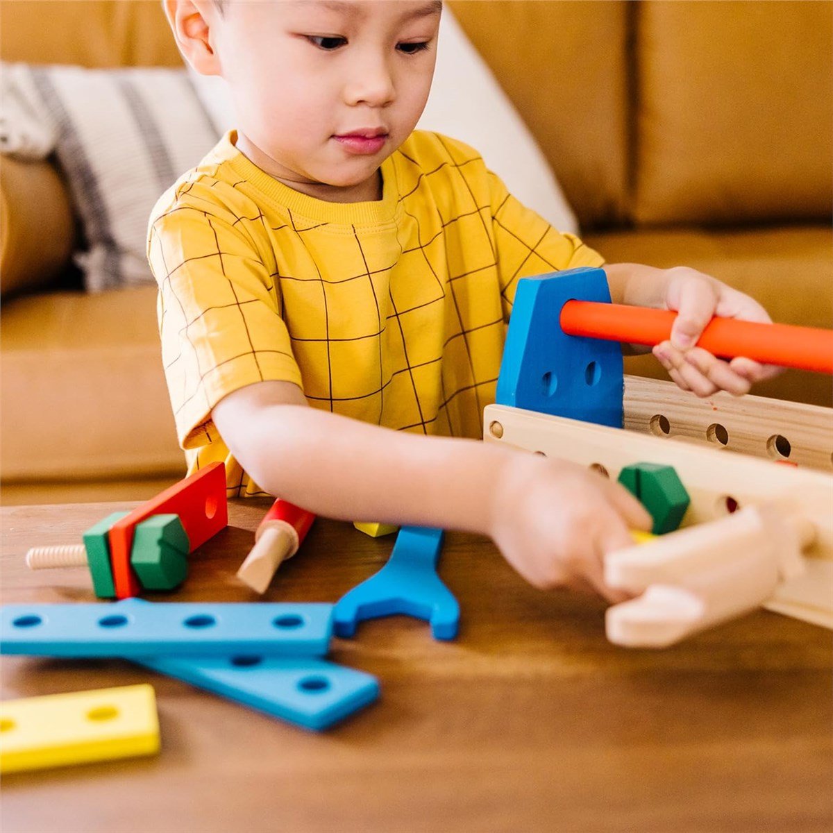 Melissa & Doug Wooden Take - Along Tool Kit Playset - Baby&More