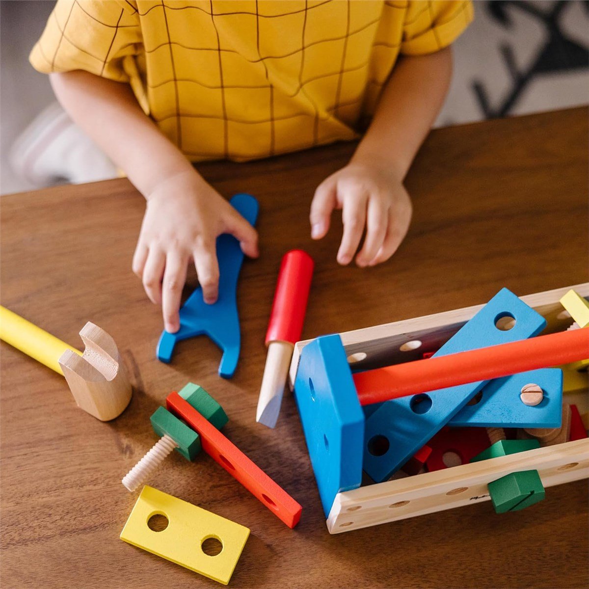 Melissa & Doug Wooden Take - Along Tool Kit Playset - Baby&More