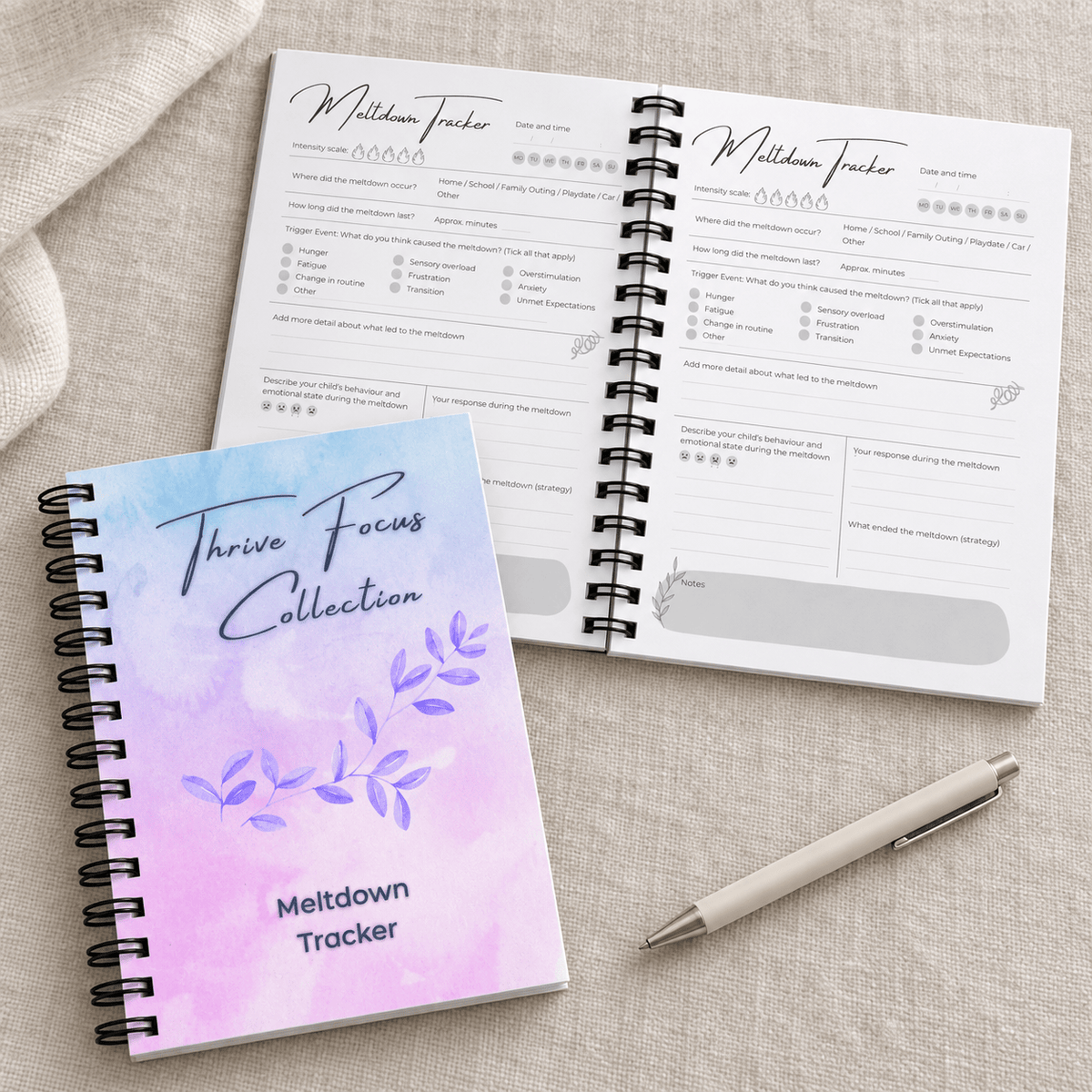 Meltdown Tracker Extension - Behaviour & Trigger Log for SEN Parents of Children with Autism & ADHD - Baby&More