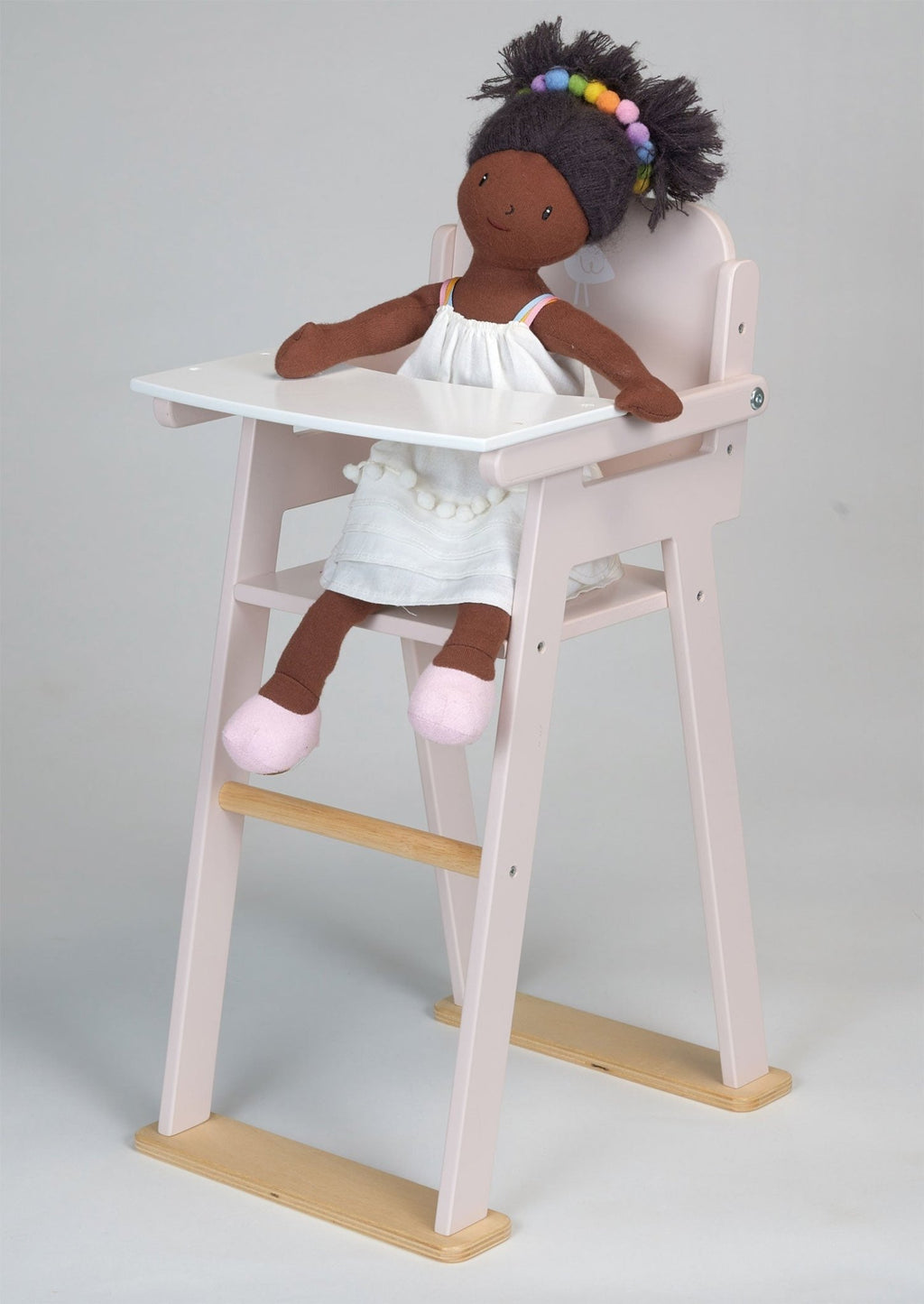 Mentari Wooden Baby Doll High Chair - Baby&More