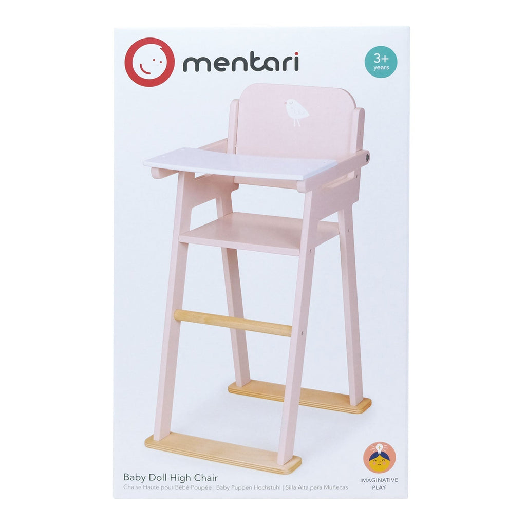 Mentari Wooden Baby Doll High Chair - Baby&More
