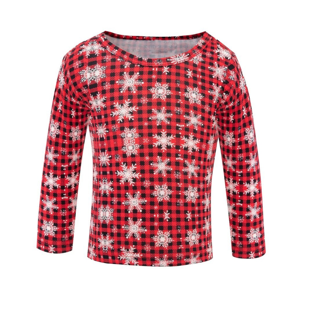 Milkymoon Tartan Snowflake Stylish Kid Top - Baby&More