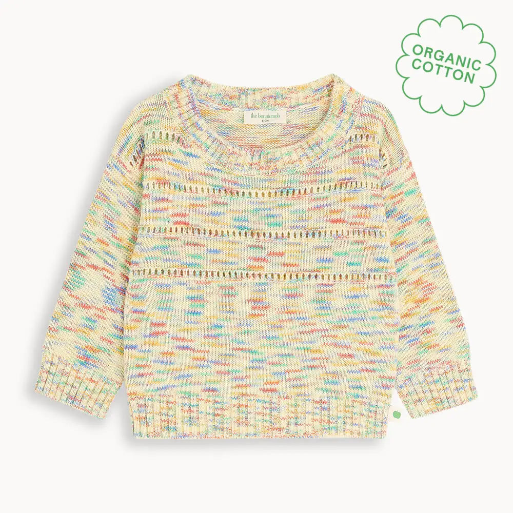The bonniemob Space-Dye Organic Cotton Knitted Baby & Kids Sweater