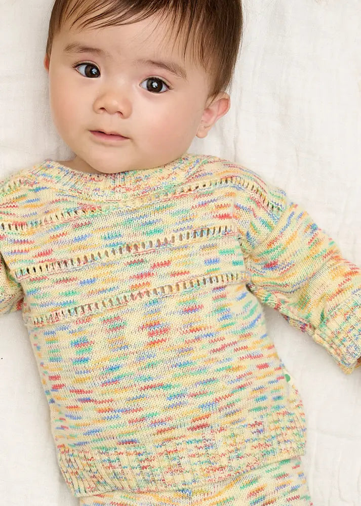 The bonniemob Space-Dye Organic Cotton Knitted Baby & Kids Sweater