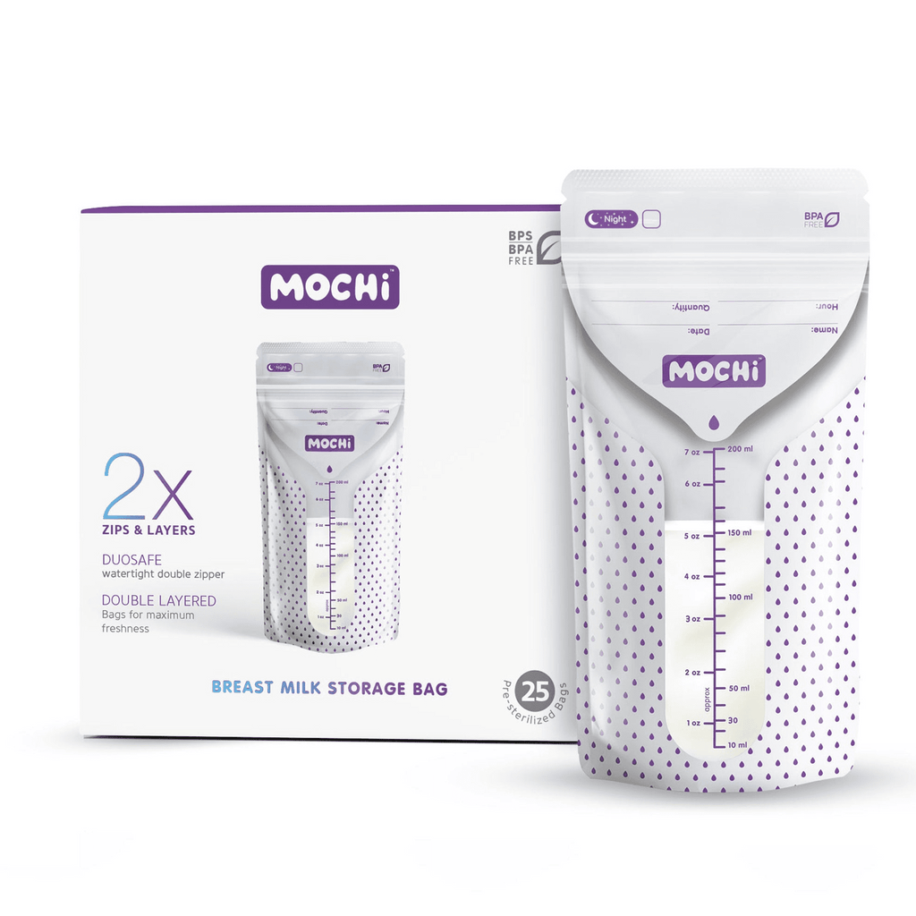 MOCHi Breast Milk Storage Bags - Double Layered, BPA Free - Baby&More