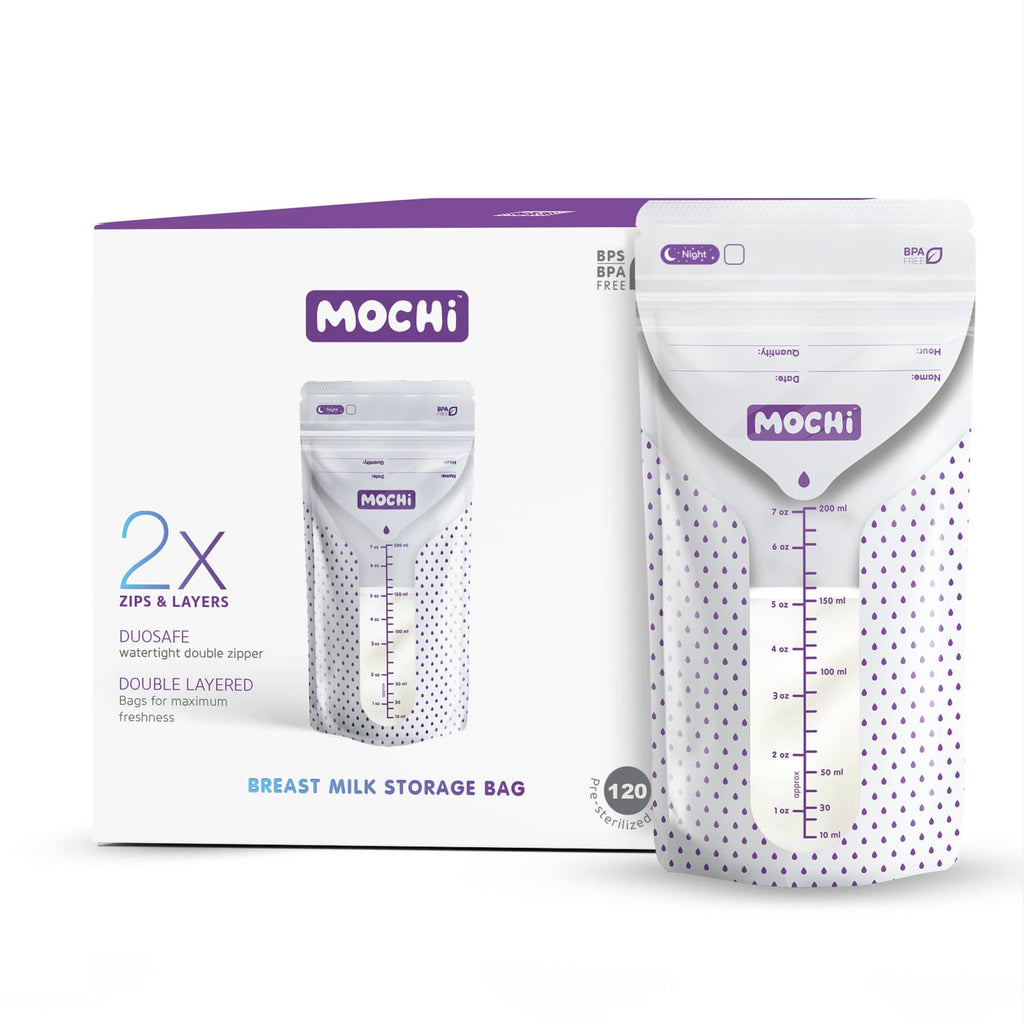 MOCHi Breast Milk Storage Bags - Double Layered, BPA Free - Baby&More