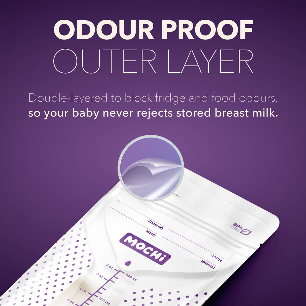 MOCHi Breast Milk Storage Bags - Double Layered, BPA Free - Baby&More